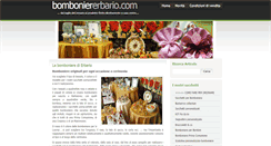Desktop Screenshot of bomboniererbario.com