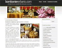 Tablet Screenshot of bomboniererbario.com